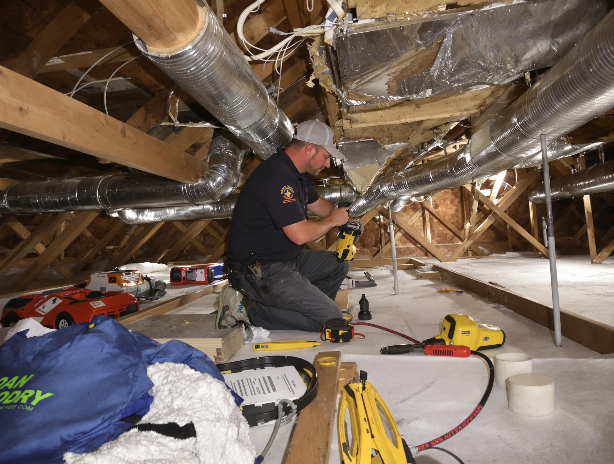 Professional air duct repair by Peralta Air Duct Cleaning in Peralta