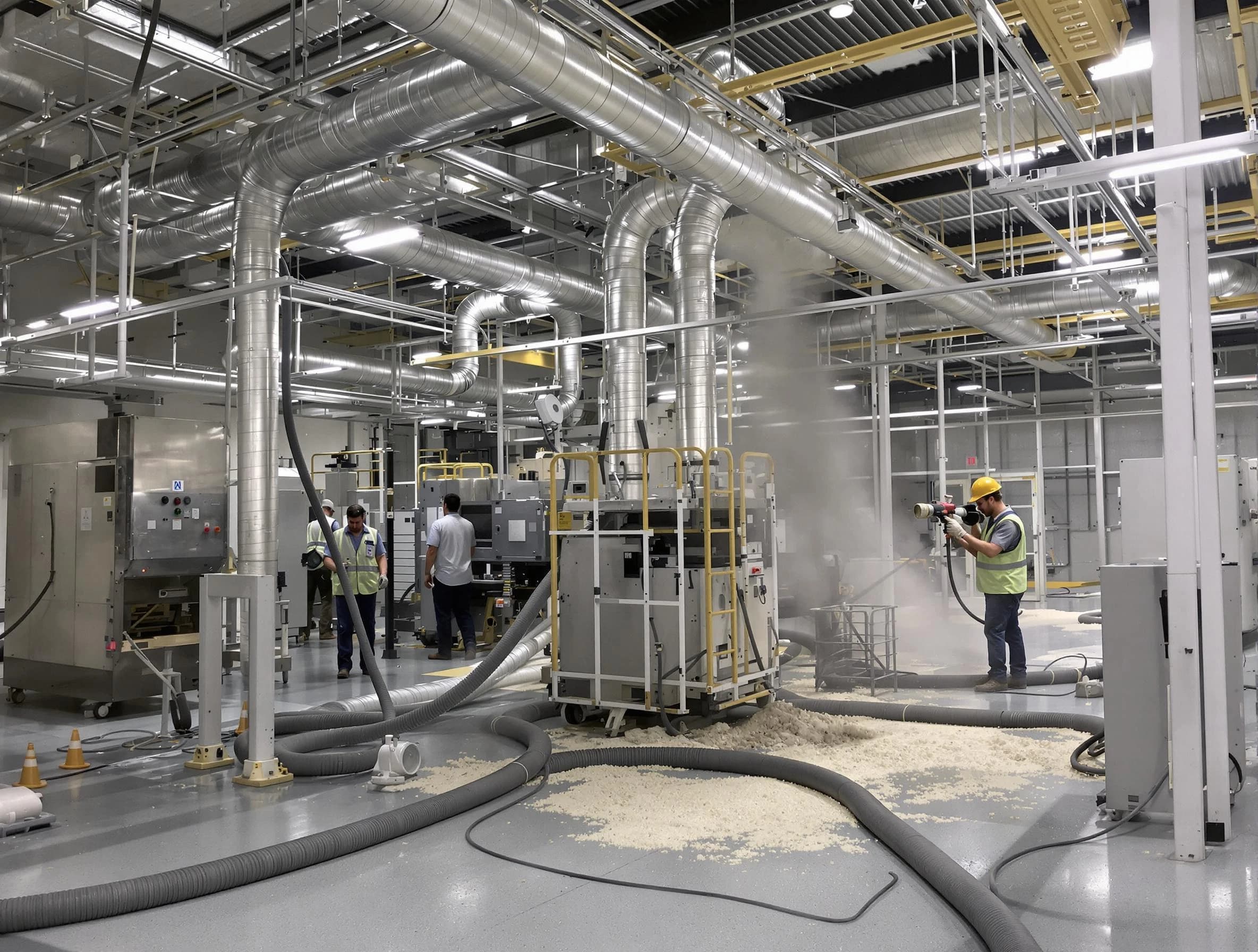 Heavy-duty industrial duct cleaning by Peralta Air Duct Cleaning in Peralta