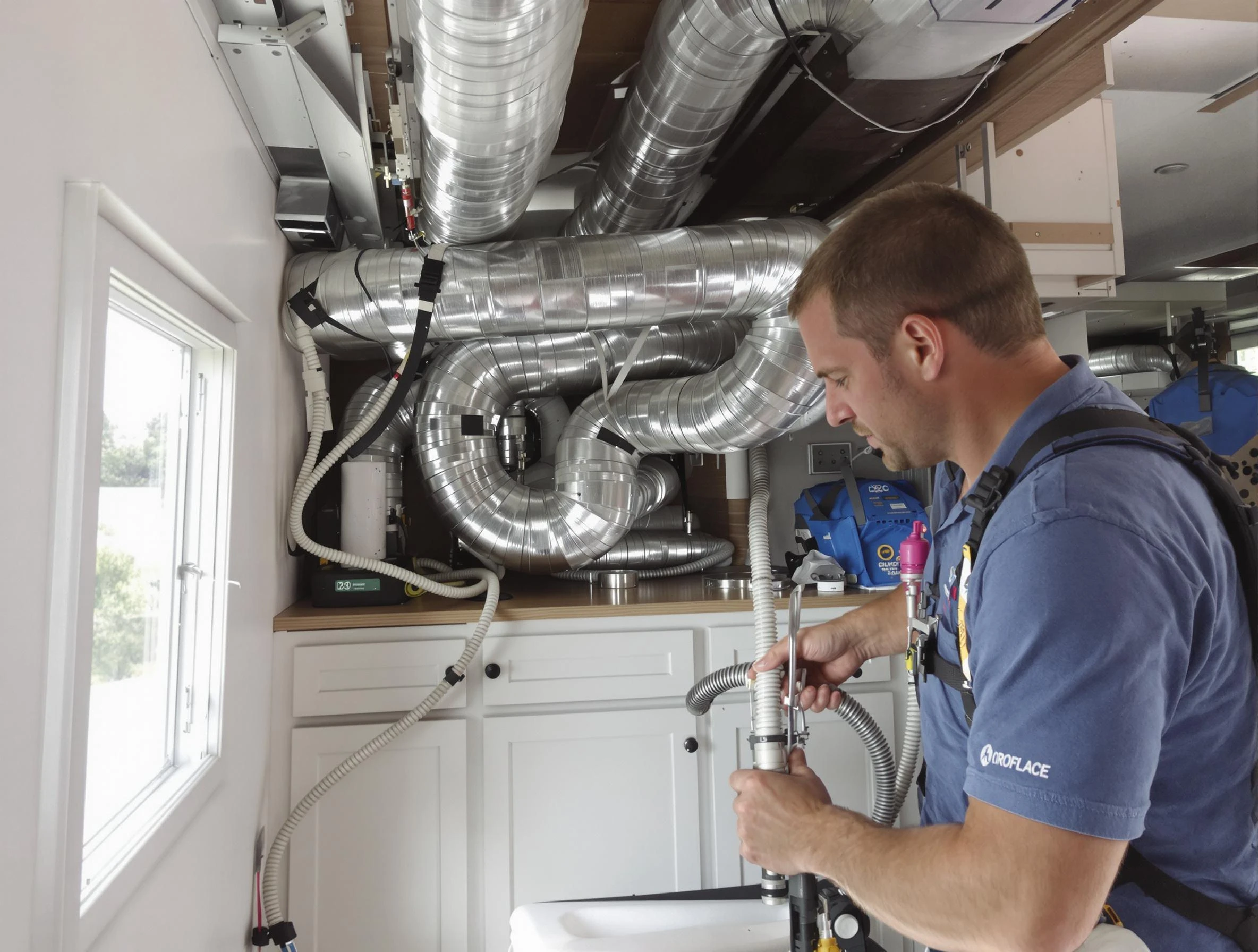 Mobile Home Air Duct Cleaning in Peralta