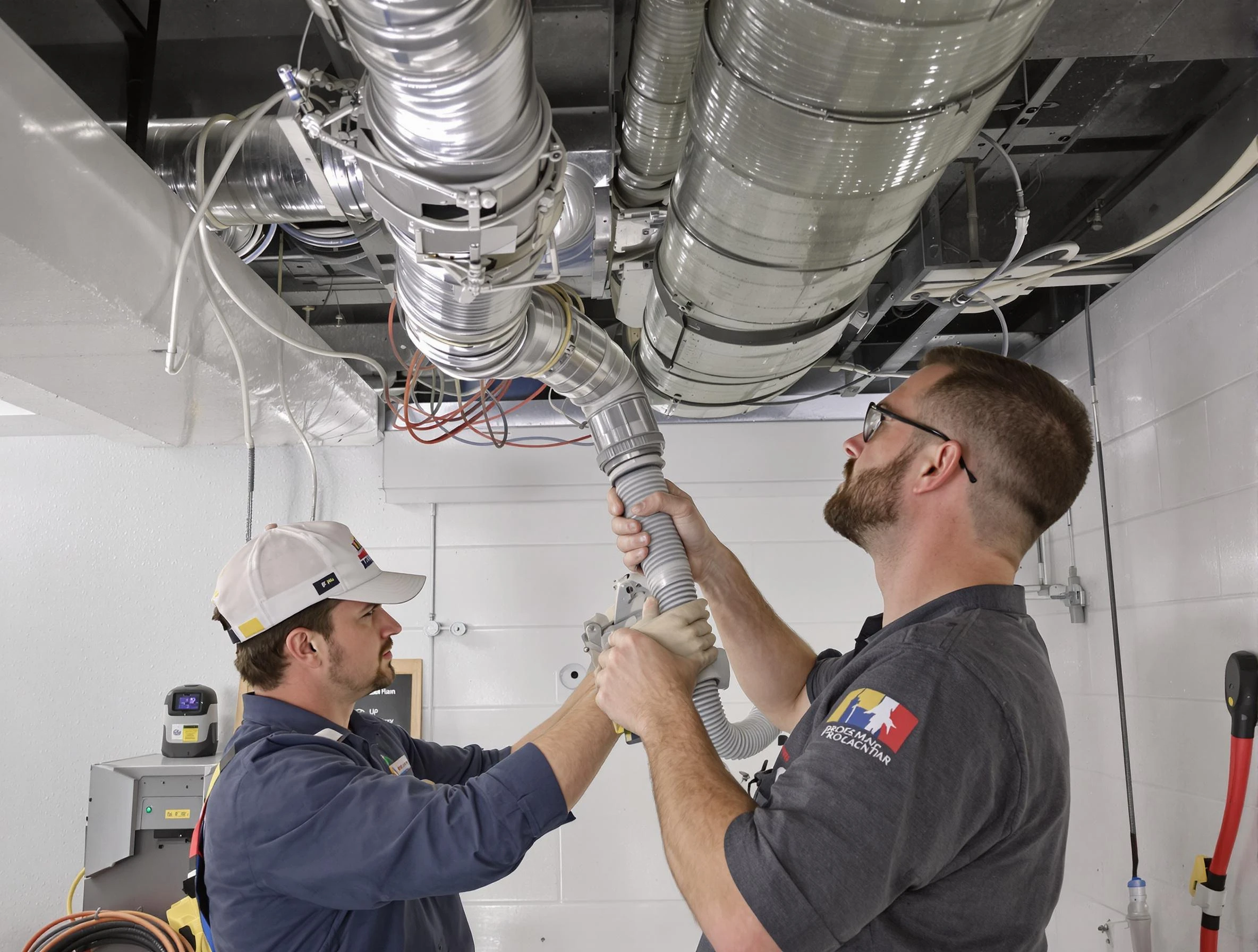 Peralta Air Duct Cleaning technician performing thorough AC duct cleaning in Peralta
