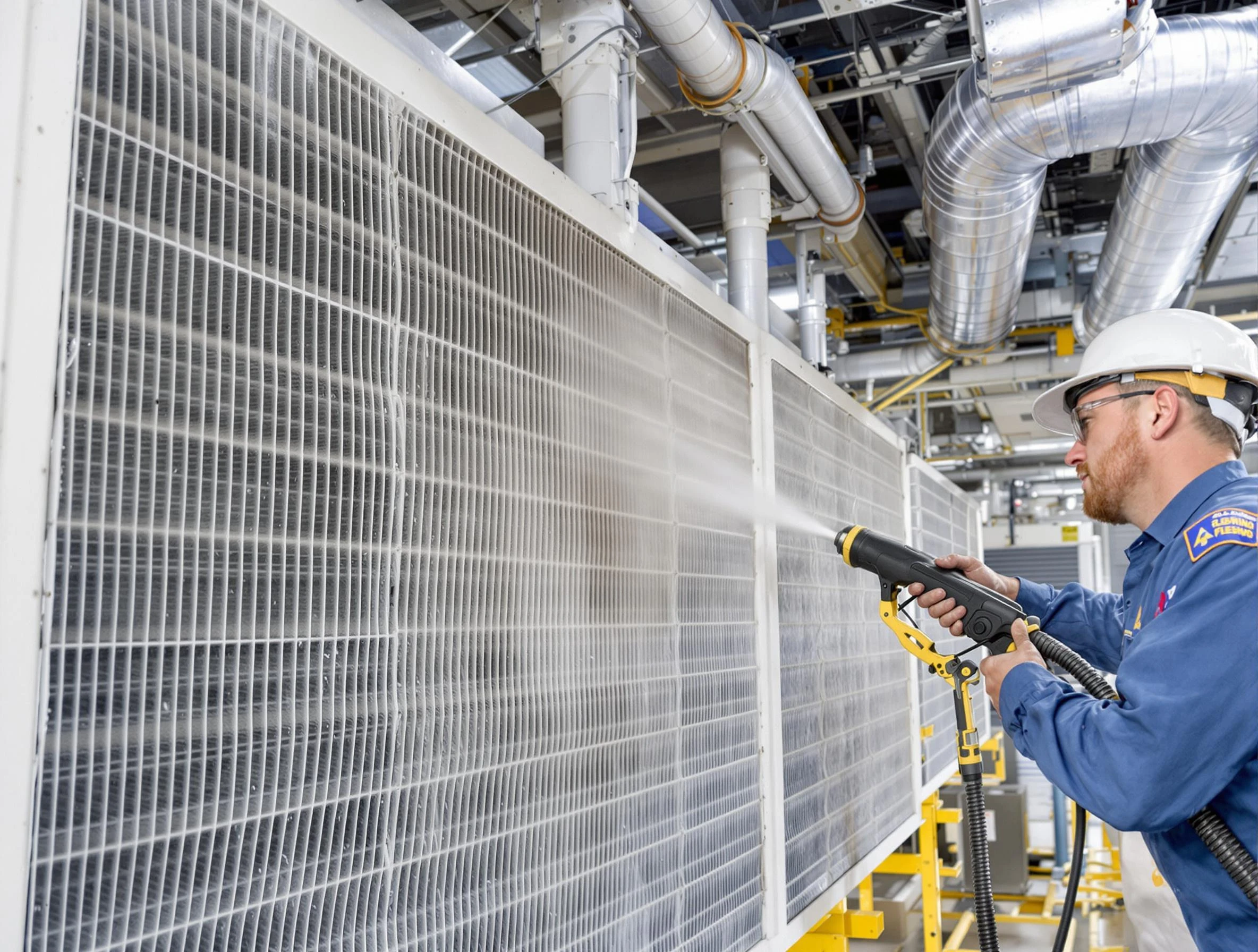 Professional commercial coil cleaning by Peralta Air Duct Cleaning in Peralta