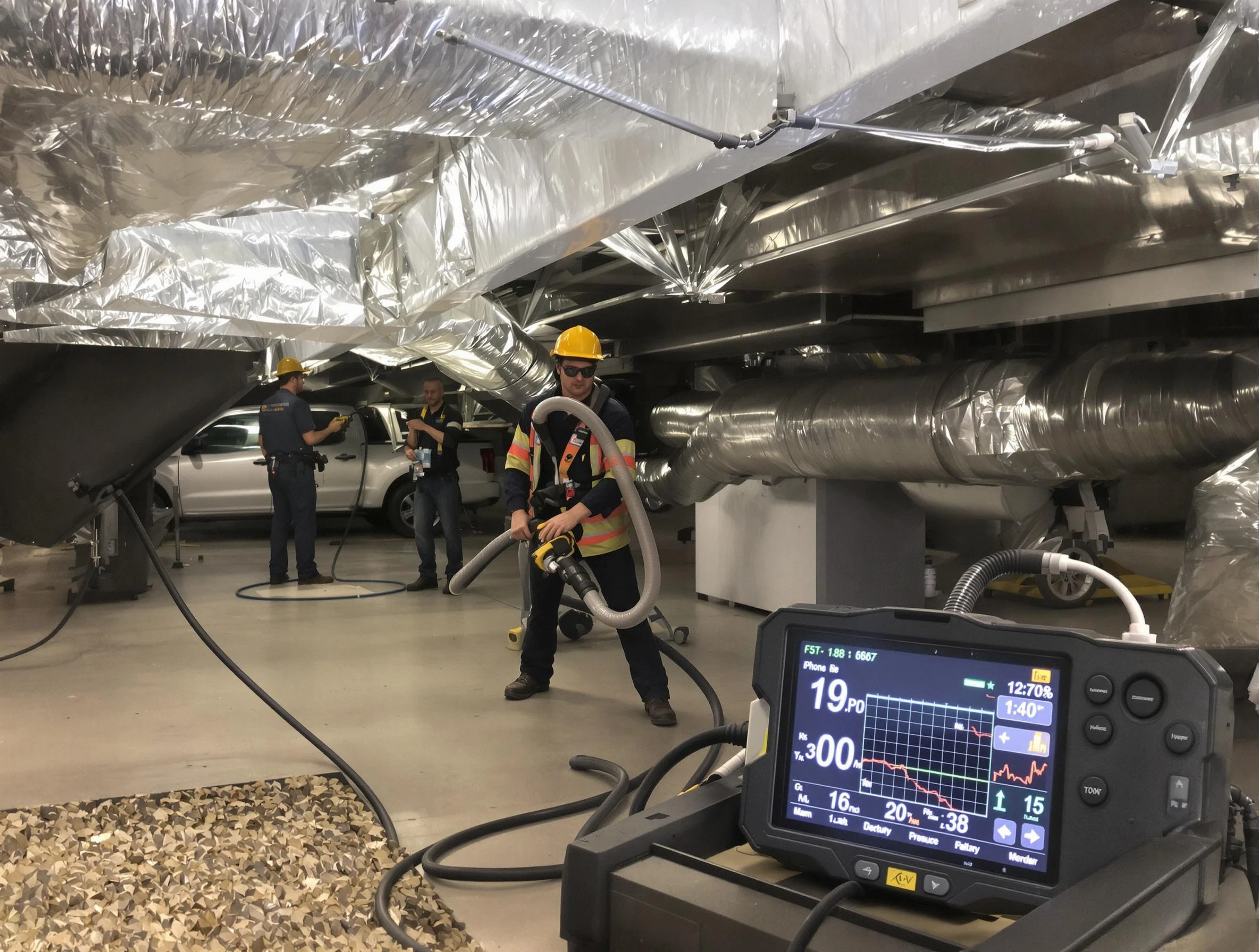 Professional negative pressure duct cleaning by Peralta Air Duct Cleaning in Peralta
